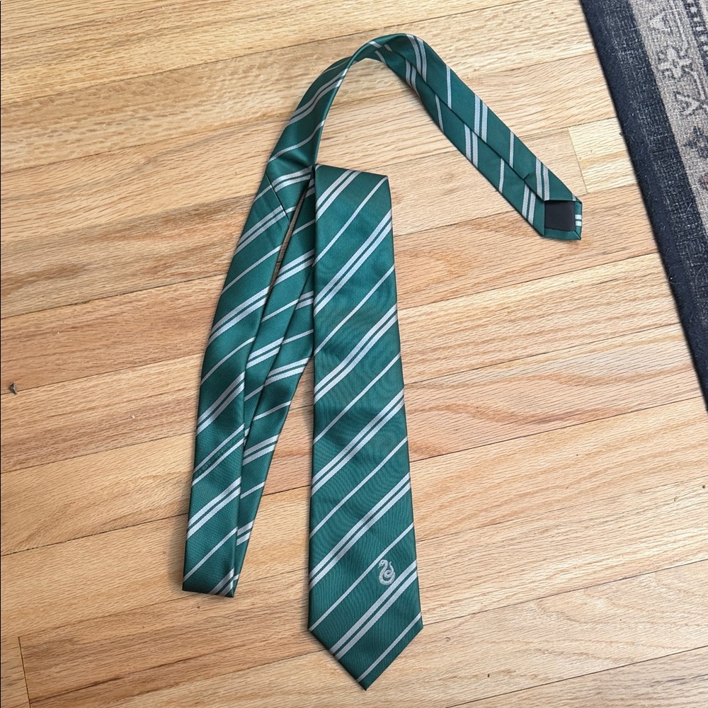 Green Striped Tie